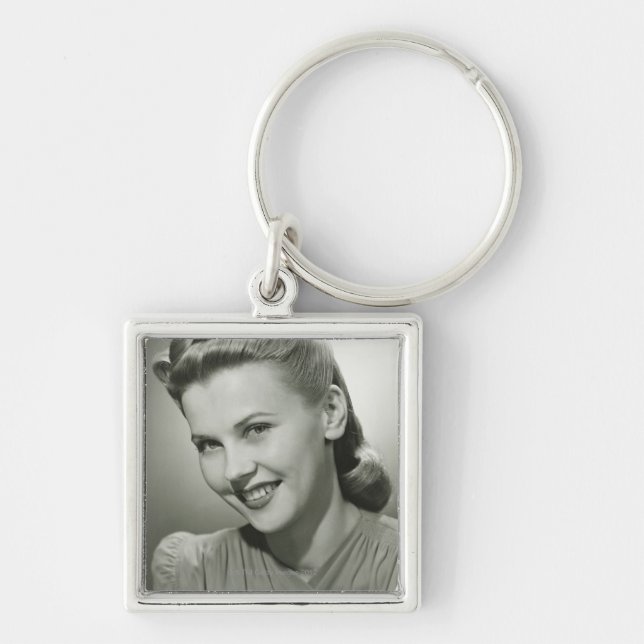 Porte-clés Femme 2 de sourire (Devant)