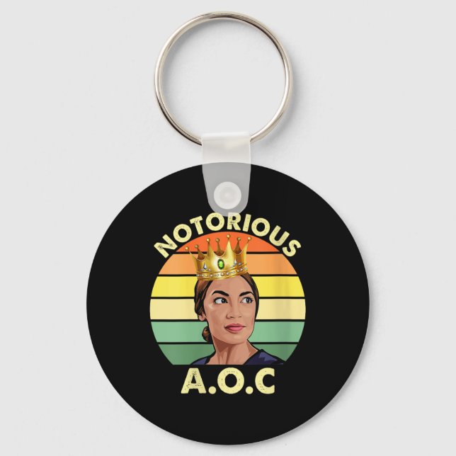 Porte-clés Femme Aoc Alexandria Ocasio-cortez First Femme P (Recto)