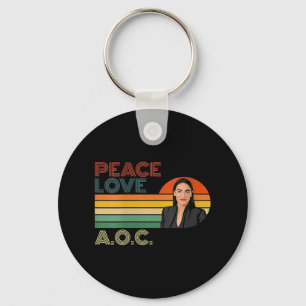 Porte-clés Femme Aoc Alexandria Ocasio-cortez First Femme P