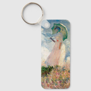 Porte-clés Femme au parasol & Peupliers de Claude Monet