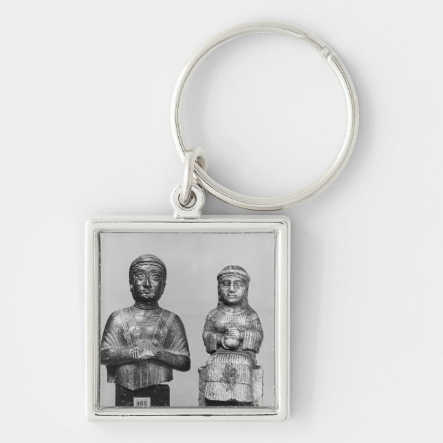 Porte-clés Femme avec le châle (Devant)