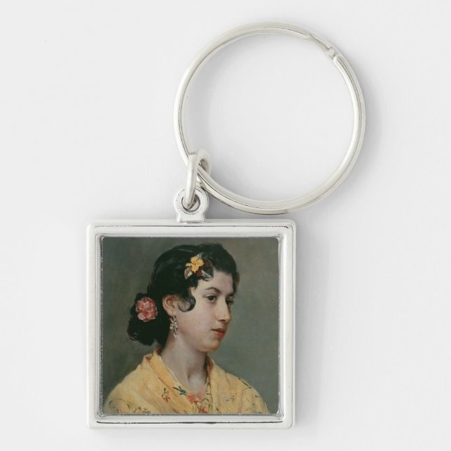 Porte-clés Femme d'Andalucian, 1898 (Devant)