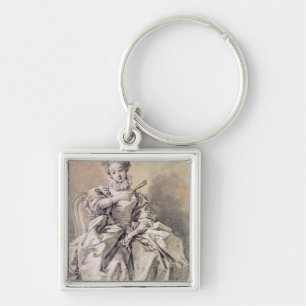 Porte-clés Femme dans le costume espagnol