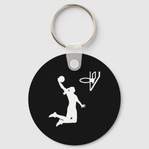 Porte-clés Femme de basket-ball