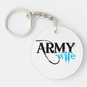 Porte-clés Femme de l'armée en état de détresse