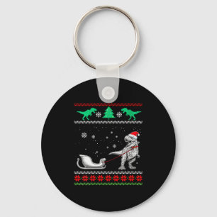 Porte-clés Femme Dino Sleigh Joyeux Noël Laid Noël