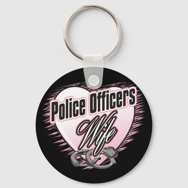 Porte-clés Femme d'officier de police (Recto)