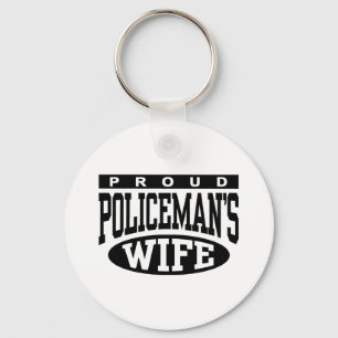 Porte-clés Femme du policier