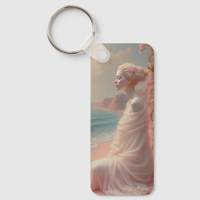 Porte-clés Femme éthérée sur Dreamy Beach (Recto)
