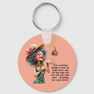 Porte-clés Femme Fantaisiste Drôle