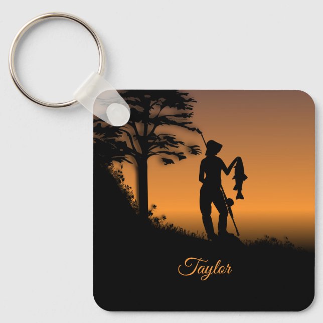 Porte-clés Femme Fisher à Dusk Personal (Recto)