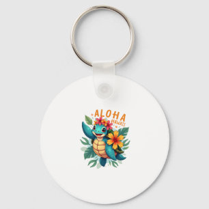 Porte-clés Femme Hawaiienne-Chemise Aloha Hawaii