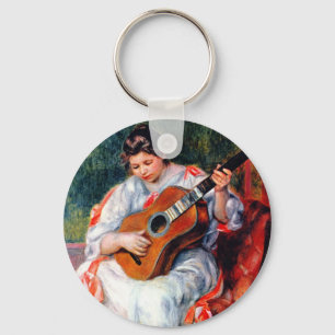Porte-clés Femme jouant la guitare de Pierre Renoir