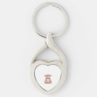 Porte-clés Femme Lapin de Pâques Vintage Chasseur de miel Fle