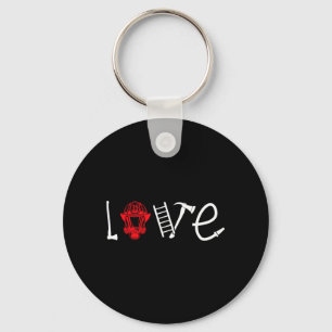 Porte-clés Femme pompier Amour Femme Mariée Petite amie