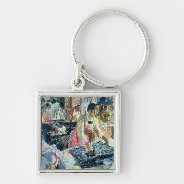 Porte-clés Femme repassant, 1912 (Devant)