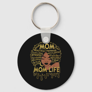 Porte-clés Femmes Africaines Américaines Noires Maman Mère