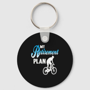 Porte-clés Femmes Mon Régime De Retraite Vélo Drôle Humour Ac