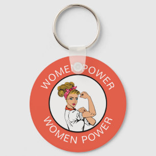 Porte-clés Femmes rétro Power Feminist Feminist Porte - clés