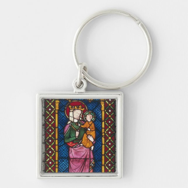 Porte-clés Fenêtre en verre teinté (Devant)