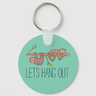 Porte-clés Fentes bébé accrochées au Motif d'arbre