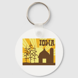 Porte-clés Ferme de Corn de l'Iowa