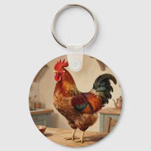 Porte-clés Ferme de la Fierté de Coq Cuisine Maison