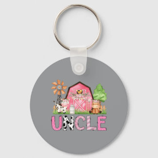 Porte-clés Ferme d'Oncle Rose Anniversaire Enfants Correspond