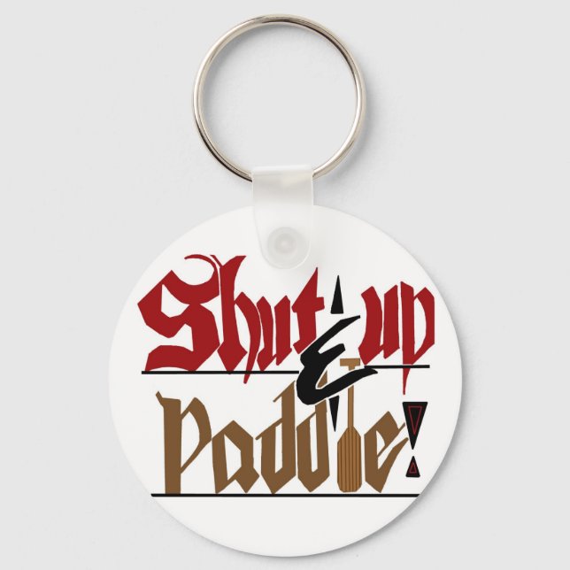 Porte-clés Fermer et pagaie (Recto)