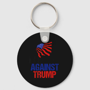 Porte-clés Fermiers contre Trump Anti Donald Trump American F