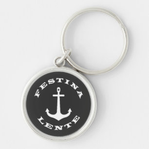 Porte-clés Festina lente