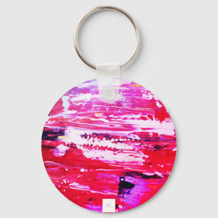 Porte-clés Festivité variation rose