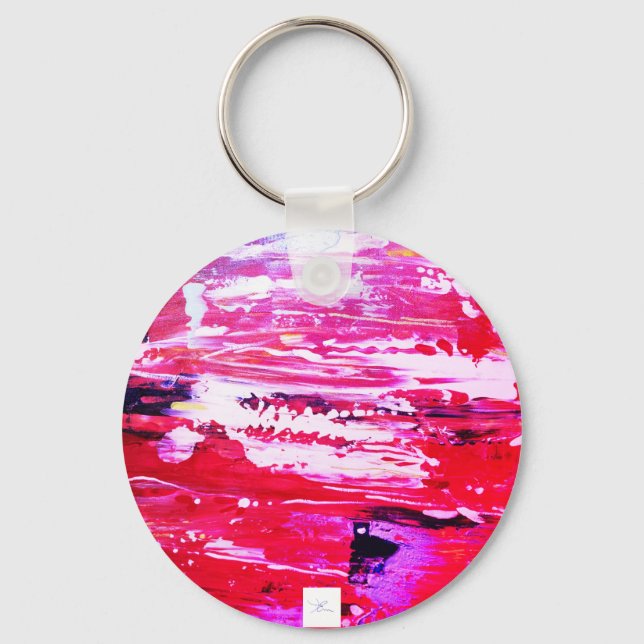 Porte-clés Festivité variation rose (Recto)