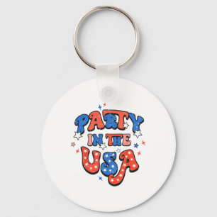 Porte-clés Fête Aux Etats-Unis 4 juillet Fête De L'Indépendan