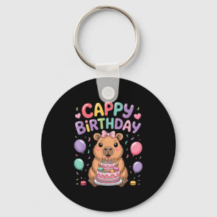Porte-clés Fête d'anniversaire de fille enfants animal mignon
