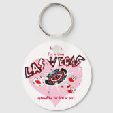 Porte-clés Vintage Las Vegas Blackjack - Émail Métal - Années 70 à Maintenant - Occasion