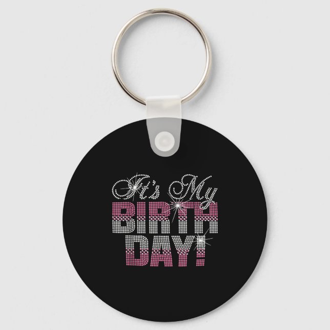 Porte-clés Fête d'anniversaire joyeux anniversaire équipe joy (Recto)