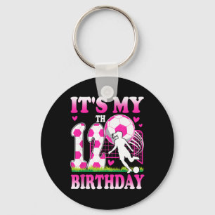 Porte-clés Fête d'anniversaire pour fille de 12 ans thème foo