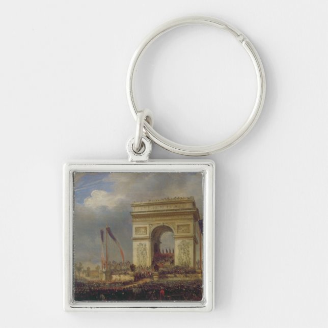 Porte-clés Fete de la Fraternite chez l'Arc de Triomphe (Devant)