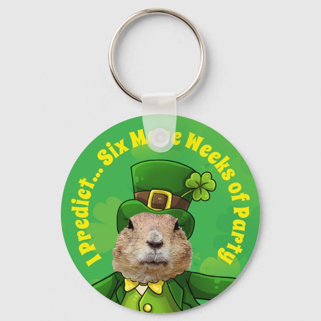 Porte-clés Fête de la marmotte de St. Patrick (Recto)