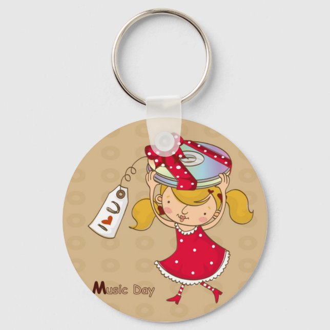 Porte-clés Fête de la musique (Recto)