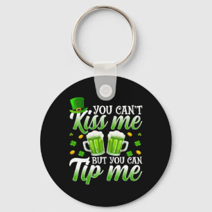 Porte-clés Fête de la Saint-Patrick Shamrock Chanceux Serveus
