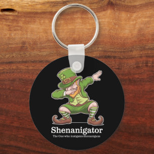 Porte-clés Fête de la Saint-Patrick Shenanigator Leprechaun q
