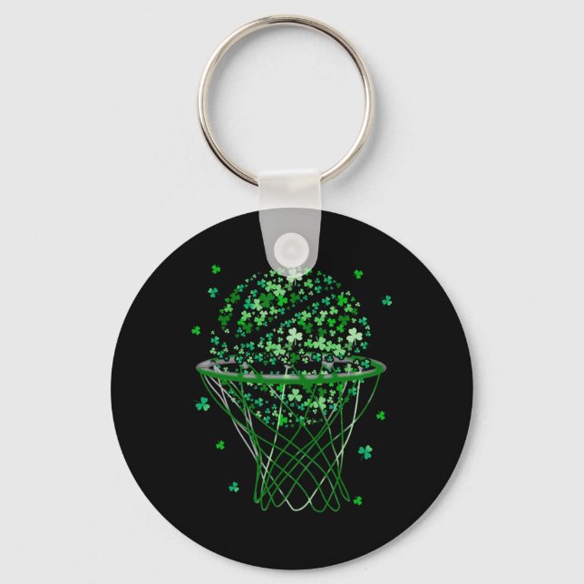 Porte-clés Fête de la Saint-Patrick Trèfle Esquisse Saint-Pad (Recto)