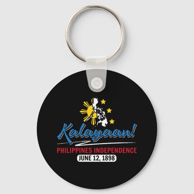 Porte-clés Fête de l'indépendance du Kalayaan aux Philippines (Recto)