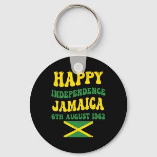Porte-clés Fête de l'Indépendance Fier drapeau jamaïcain 6 ao
