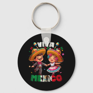 Porte-clés Fête De L'Indépendance Mexicaine Viva Mexique S Ga