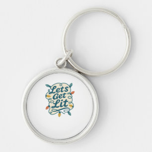 Porte-clés Fête des fêtes de Noël amusantes
