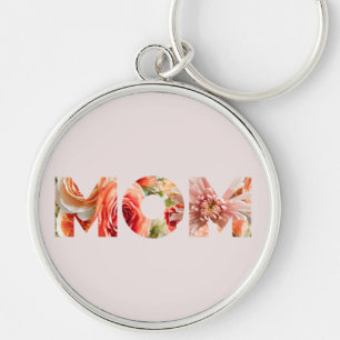Porte-clés Fête des mères Cadeau Maman Floral Police Porte - 