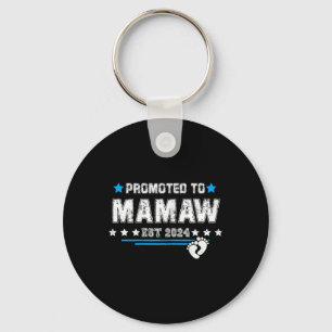 Porte-clés Fête Des Mères Maman 2024 Promue À Mamaw Est 2024
